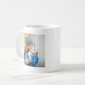 Hunde-Mama-Besties Kaffeetasse (Vorderseite Links)