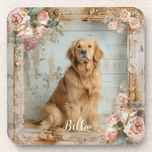 Hunde-Mama-Besties Labrador Getränkeuntersetzer (Vorderseite)