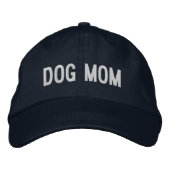Hunde-Mama | Coole Hundedame Bestickte Baseballkappe (Vorderseite)