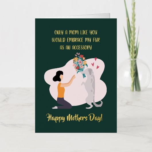 Hunde Mama Custom Happy Mother Day (Vorderseite)