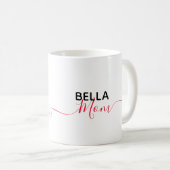 Hunde Mama Custom Pet Foto Hund Lover Kaffeetasse (VorderseiteRechts)