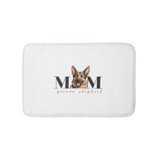 Hunde Mama DEUTSCHE SCHEPHERD DOG Klassischer T -  Badematte