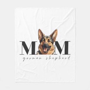 Hunde Mama DEUTSCHE SCHEPHERD DOG Klassischer T -  Fleecedecke
