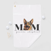 Hunde Mama DEUTSCHE SCHEPHERD DOG Klassischer T - Golfhandtuch (Insitu)