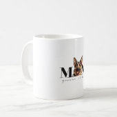 Hunde Mama DEUTSCHE SCHEPHERD DOG Klassischer T - Kaffeetasse (Vorderseite Links)
