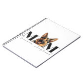 Hunde Mama DEUTSCHE SCHEPHERD DOG Klassischer T - Notizblock (Linke Seite)