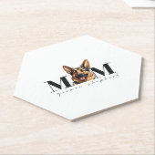 Hunde Mama DEUTSCHE SCHEPHERD DOG Klassischer T -  Untersetzer (angewinkelt)