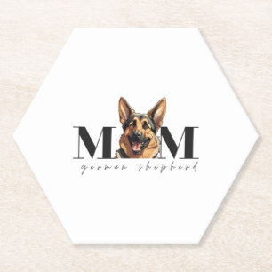 Hunde Mama DEUTSCHE SCHEPHERD DOG Klassischer T -  Untersetzer