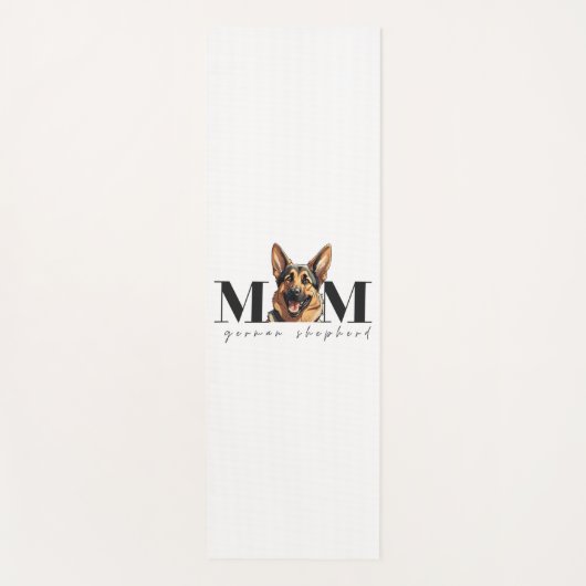 Hunde Mama DEUTSCHE SCHEPHERD DOG Klassischer T - Yogamatte (Vorderseite)