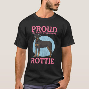 Hunde Mama eines Rottweiler-Hundebesitzers T-Shirt