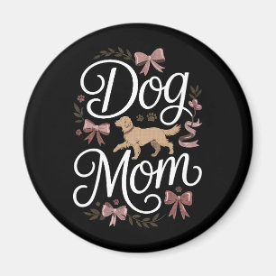 Hunde Mama Elegante Coquette Golden Retriever Desi Magnet