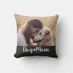 Hunde-Mama Etabliertes Schriftfoto Kissen