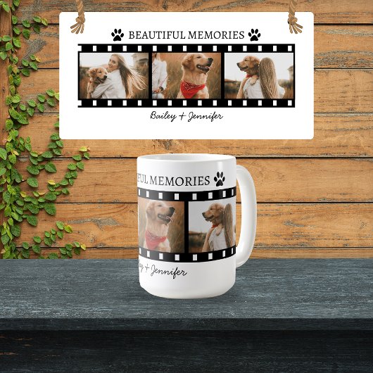 Hunde Mama Film Strip Foto Tasse Custom Haustier E