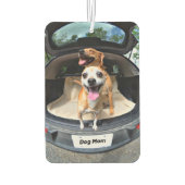 Hunde Mama Fish eye Lens Niedlich Funny Autolufterfrischer (Rückseite)