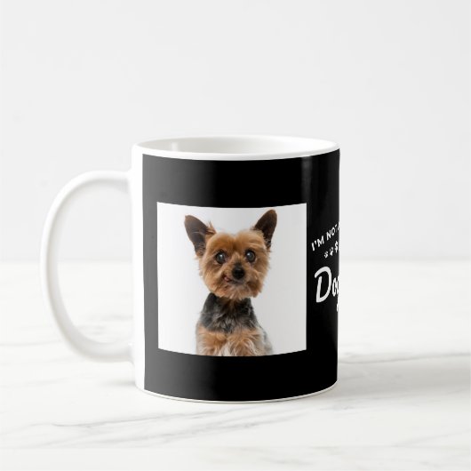 Hunde-Mama-Foto Kaffeetasse (Links)