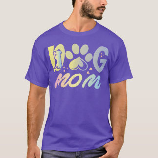 Hunde Mama Funny für Hunde Liebhaber Acdefgh Retro T-Shirt