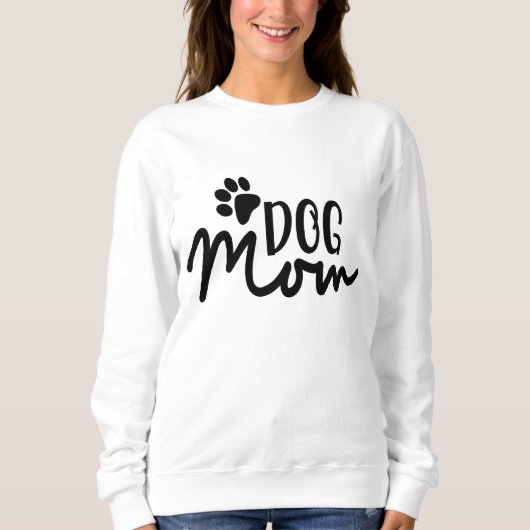 Hunde Mama-Funny Sweatshirt (Vorderseite)