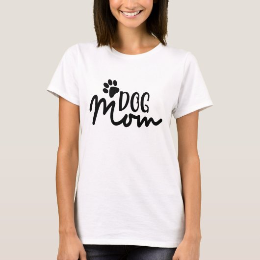 Hunde Mama-Funny T-Shirt (Vorderseite)