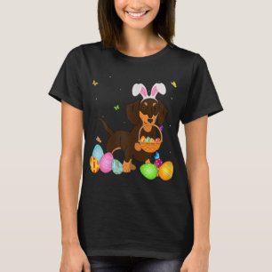 Hunde Mama Geschenk Niedliche Dackel Eier Ostern T T-Shirt