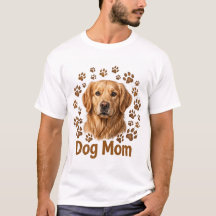 Hunde-Mama Golden Herren T-Shirt