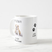 Hunde Mama - Happy Birthday Best Mama Niedlich Hun Kaffeetasse (Vorderseite Links)