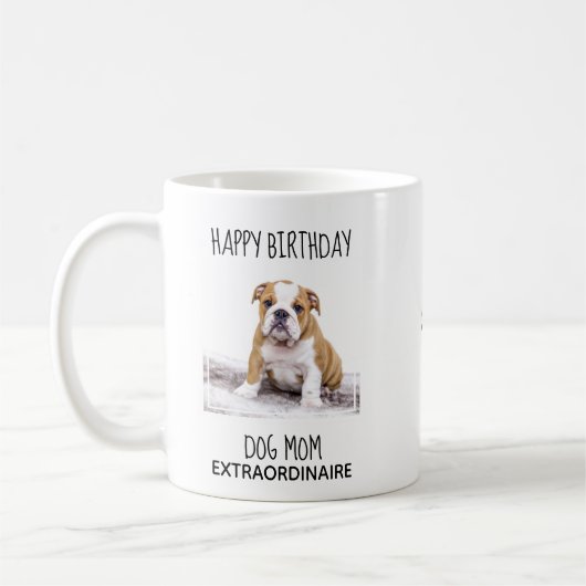 Hunde Mama - Happy Birthday Best Mama Niedlich Hun Kaffeetasse (Links)