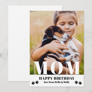 Hunde Mama Happy Birthday Modernes Personalisierte