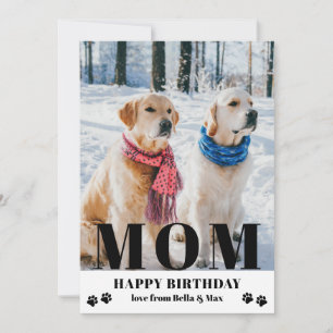 Hunde Mama Happy Birthday Modernes Personalisierte