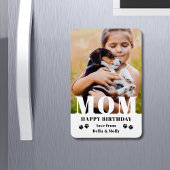 Hunde Mama Happy Birthday Modernes Personalisierte Magnet