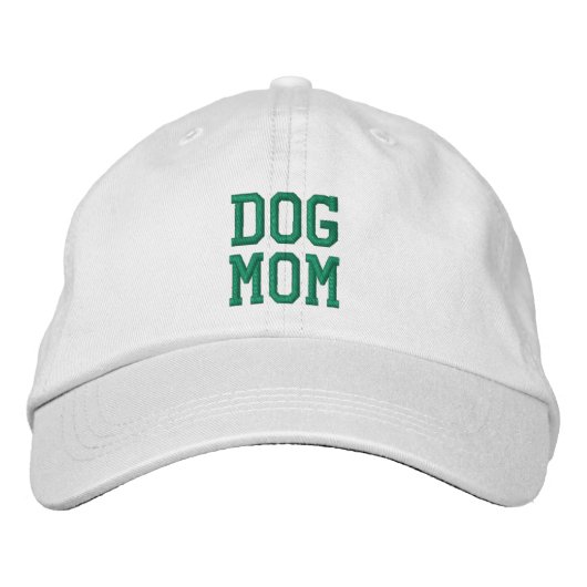 HUNDE MAMA HAT CAP USA BESTICKTE BASEBALLKAPPE (Vorderseite)