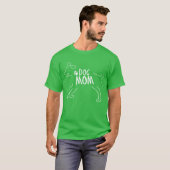 Hunde Mama Herrin Vintag T-Shirt (Vorne ganz)