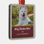 Hunde Mama Hund Vater Haustier Weihnachtsfeiertag Ornament Aus Metall (Rechts)