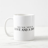 Hunde-Mama Hunde-Papa-Geschenk Kaffeetasse (Links)