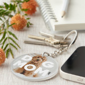 Hunde MAMA, Ihr Hund Foto Schlüsselanhänger (Vorderseite rechts)