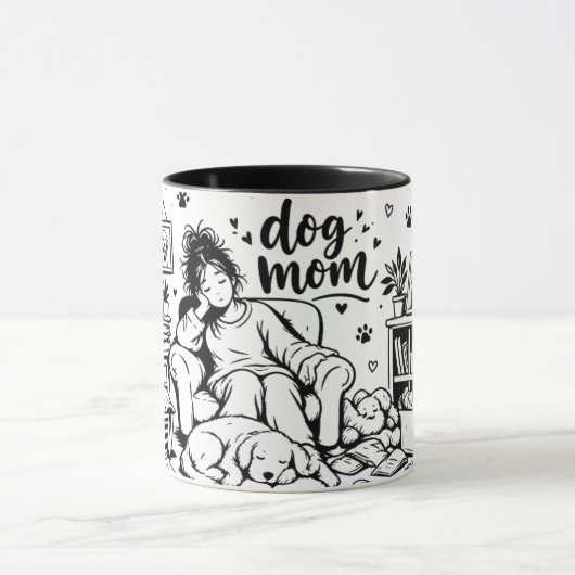 Hunde-Mama-Kaffeetasse Tasse (Zentrum)