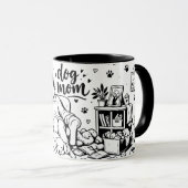 Hunde-Mama-Kaffeetasse Tasse (VorderseiteRechts)