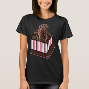 Hunde Mama Labrador Angepasst Scoop T-Shirt