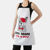 Hunde Mama Leben ist Ruff Schürze (InSitu)