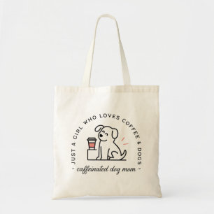 Hunde-Mama lustige Kaffee-Liebhaber Zitate ästheti Tragetasche