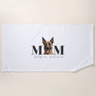Hunde Mama MALINOIS Klassischer T - Shirt Strandtuch