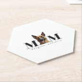 Hunde Mama MALINOIS Klassischer T - Shirt Untersetzer (angewinkelt)