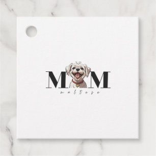 Hunde Mama MALTESE Klassischer T - Shirt Geschenkanhänger