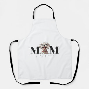 Hunde Mama MALTESE Klassischer T - Shirt Schürze