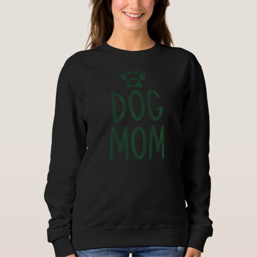 Hunde Mama Mama Hund Welpen Hunde Labrador Päws Sweatshirt (Vorderseite)