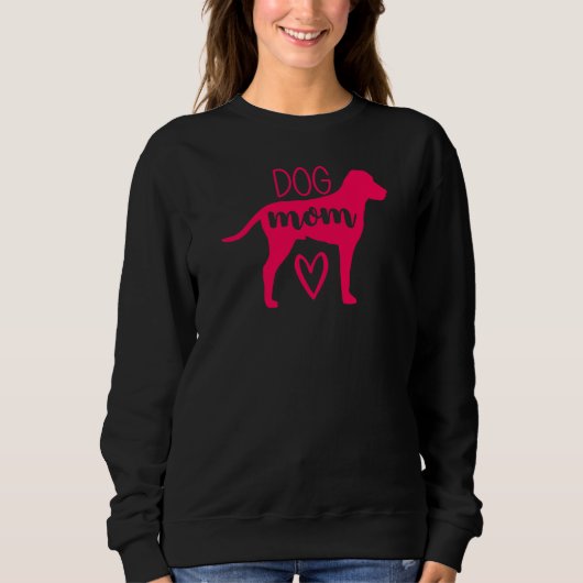Hunde Mama Mama Hund Welpen Hunde Labrador Päws Sweatshirt (Vorderseite)