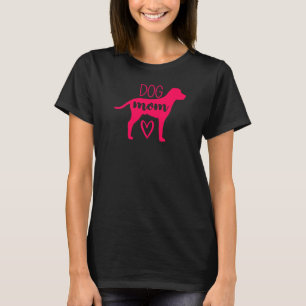 Hunde Mama Mama Hund Welpen Hunde Labrador Päws T-Shirt