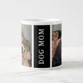 Hunde-Mama Modernes Foto Jumbo-Tasse (Vorderseite)