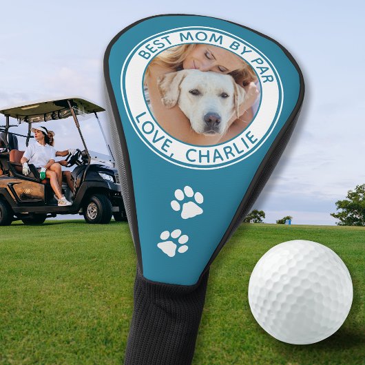 Hunde Mama Modernes Personalisiertes Foto Golf Headcover