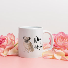 Hunde Mama Mops Kaffeetasse