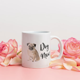 Hunde Mama Mops Kaffeetasse